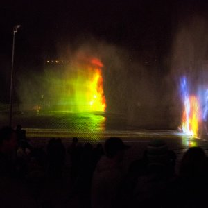 PLZEŇ PLAZA - Projekce do vodních stěn