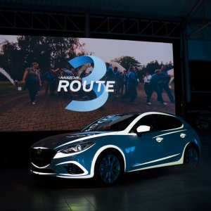 Car Videomapping - Představení nového vozu Mazda 3 